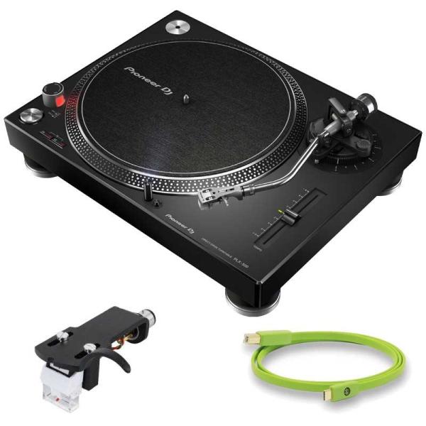 Pioneer DJ PLX-500-K �A�i���O���R�[�f�B���O���S�� SET