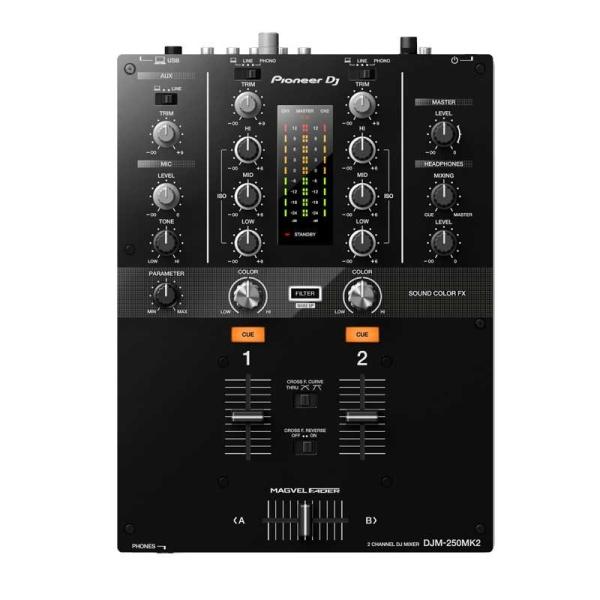 Pioneer DJ DJM-250MK2 yi OYAIDE USBP[u v[gIzyrekordboxΉ 2ch DJ~LT[z