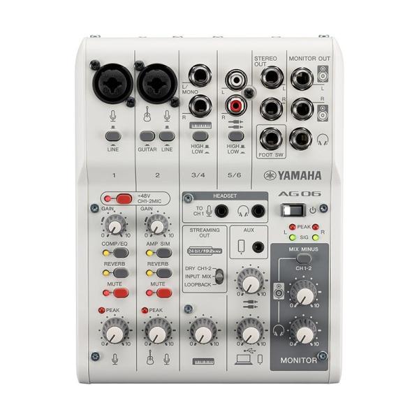 YAMAHA AG06MK2 W(}n)(USB~LT[)(zMpC^[tF[X)