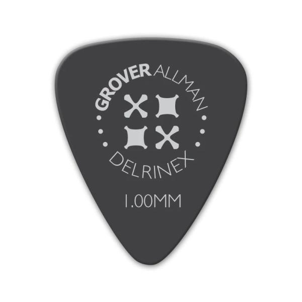 Grover Allman Delrinex ISO Pro Picks 1.00mm [Black]