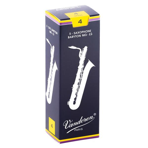 バリトンサックス　バンドレン　リード　4 vandoren VANDOREN 《硬さ：4》バリトンサックス用リード