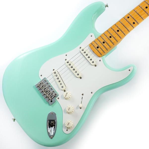 Limited Edition 1957 Stratocaster NOS AA Flame Neck Surf Green