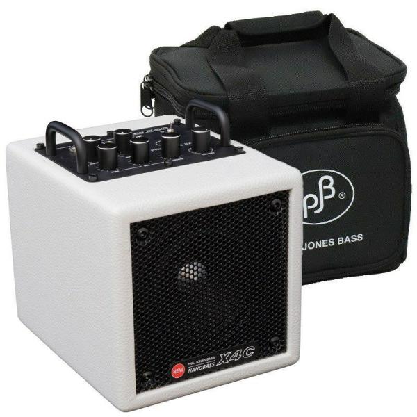 PJBiPhil Jones Bassj NANOBASS X4C (WHITE) w/pLOP[X