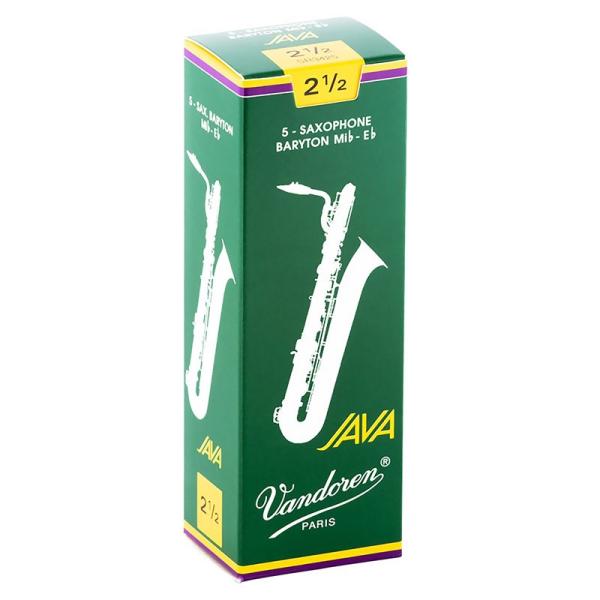 VANDOREN 《硬さ：2-1/2》バリトンサックス用リード バンドレン JAVA(ジャバ) 【宅配便発送】【正規輸入品】