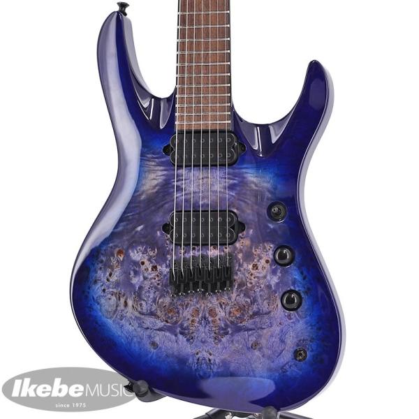 Pro Series Signature Chris Broderick Soloist HT7P, Transparent Blue