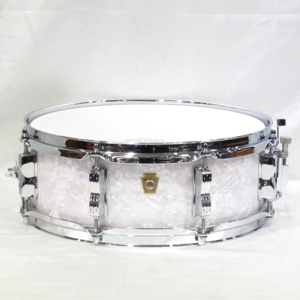Legacy Mahogany 14x5 Snare Drum - Jumbo White Pearl (LLS554XXJWW8)