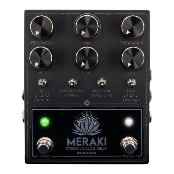 Meraki Stereo Analog Delay Blacked Out Limited Edition