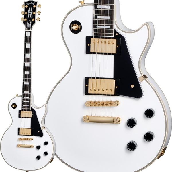Epiphone Inspired by Gibson Custom Les Paul Custom (Alpine White) 【IKEBE Gibson POP UP 温故知新】