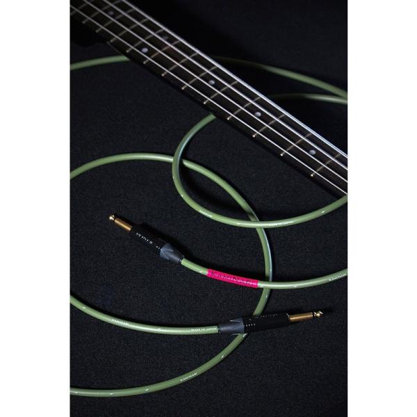 他サイト： KAMINARI Electric Bass Cable K-BC2-3LS [エレクトリックベース専用ケーブル] (3M/LS) 【初回限定で特製ポーチ付属】の商品画像
