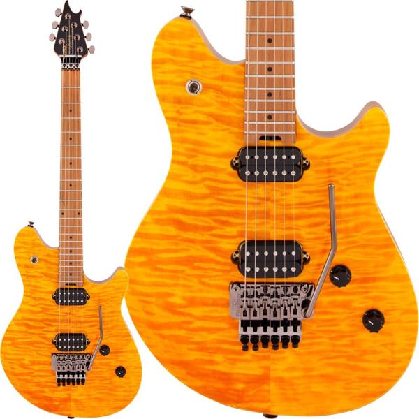 Wolfgang Standard Quilt Maple Top - Transparent Amber