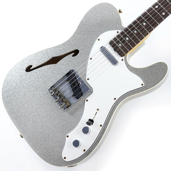 F24 LTD '60 Telecaster Custom Thinline Journeyman Relic - Aged Silver Sparkle