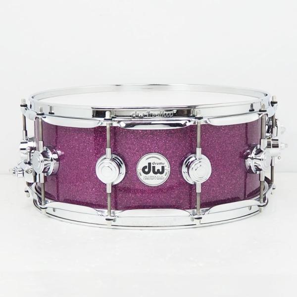 Collector's Pure Maple Snare Drum 14"x5.5" VLT Purple Glass FinishPly