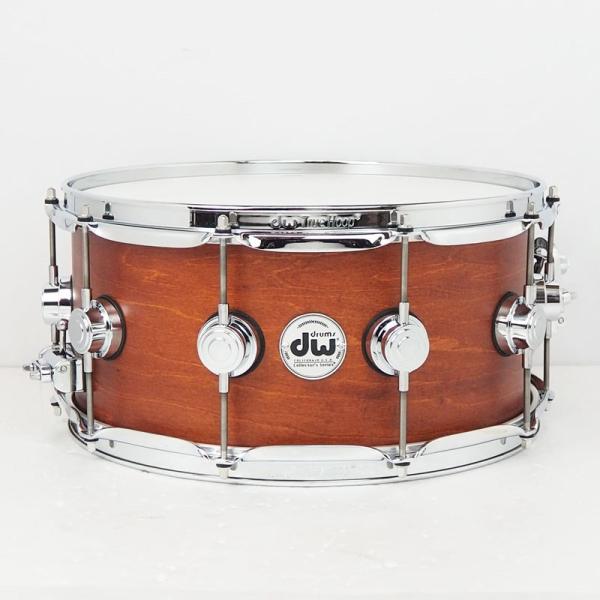 Collector's Pure Maple Snare Drum 14x6.5 VLT Shell Honey Satin Oil