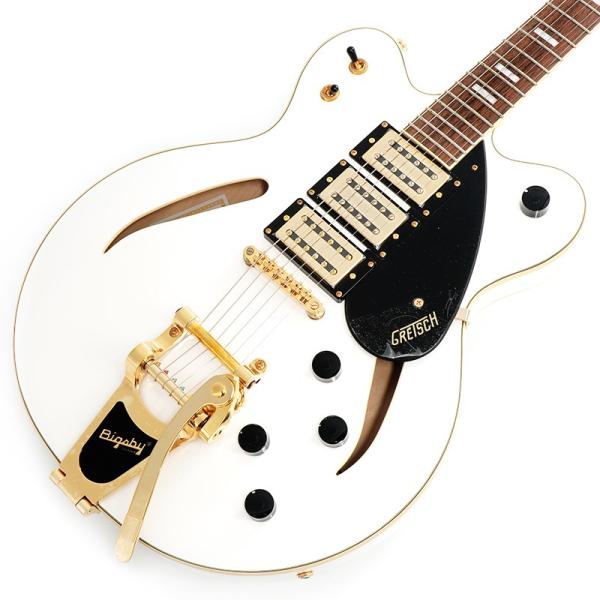 G2627TG Streamliner Center Block with Bigsby White