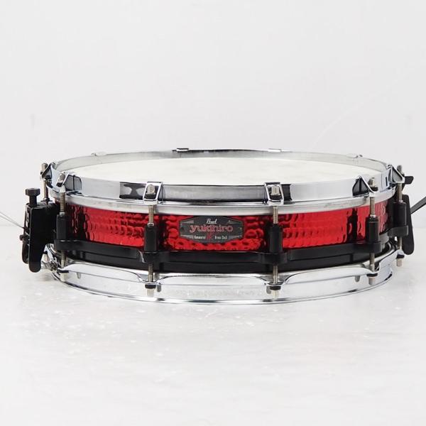 YA1435 yukihiro Signature Hammered Brass Free Floating Snare Drum 14x3.5