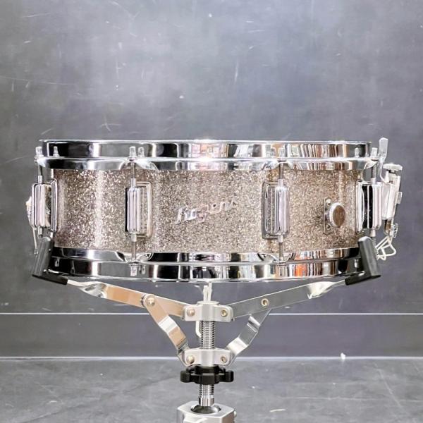 60's PowerTone 14x5 Snare Drum Silver Sparkle