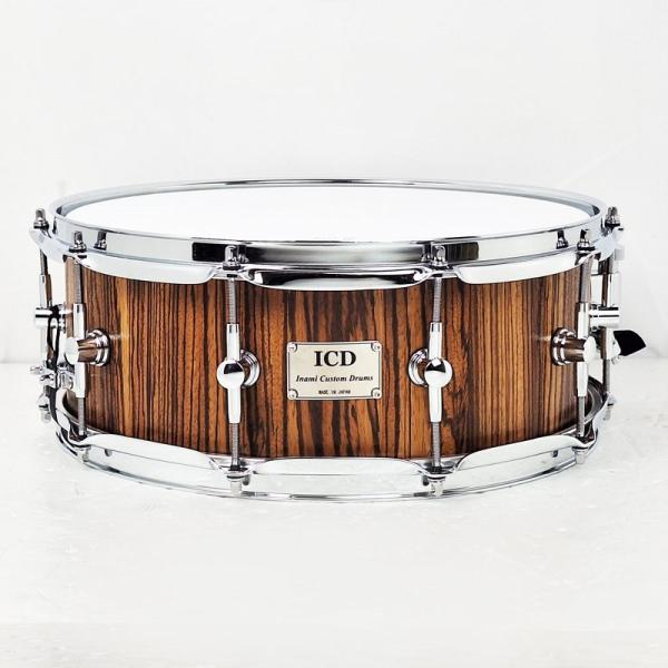 ICD Zebra/Oak Mix Stave Snare Drum 14×5.5