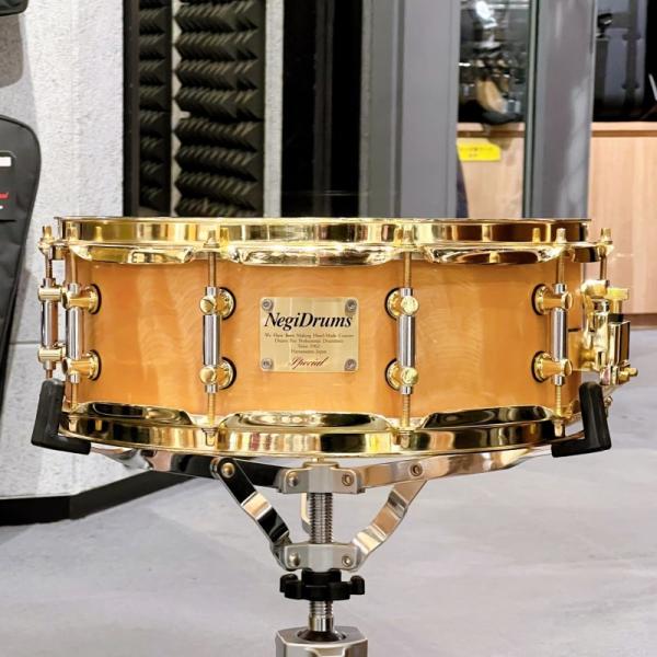 MU1455PBR-SNT Maple + Japanese Horse Chestnut Snare Drum 14x5.5