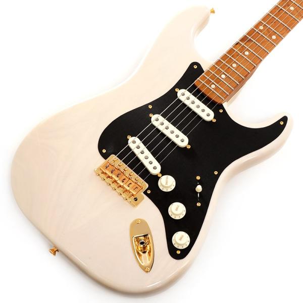 American Custom Stratocaster NOS 1-Piece Roasted 2A Birdseye Maple Neck (Aged White Blonde)