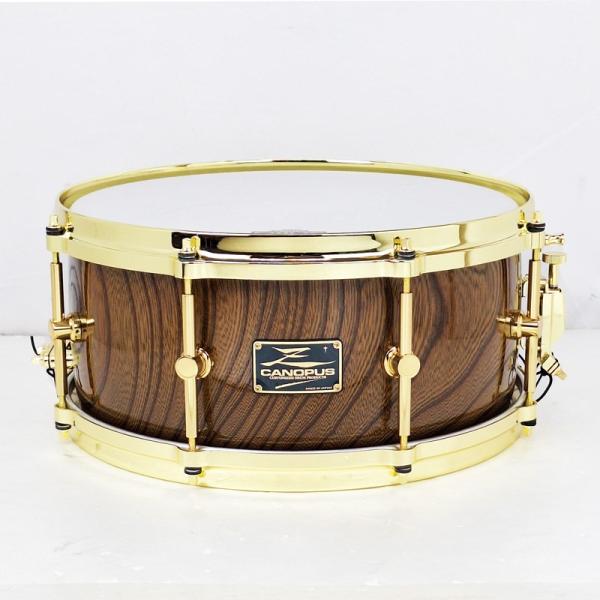 HS-1465-BR Zelkova Snare Drum 14x6.5 Gold Hardware