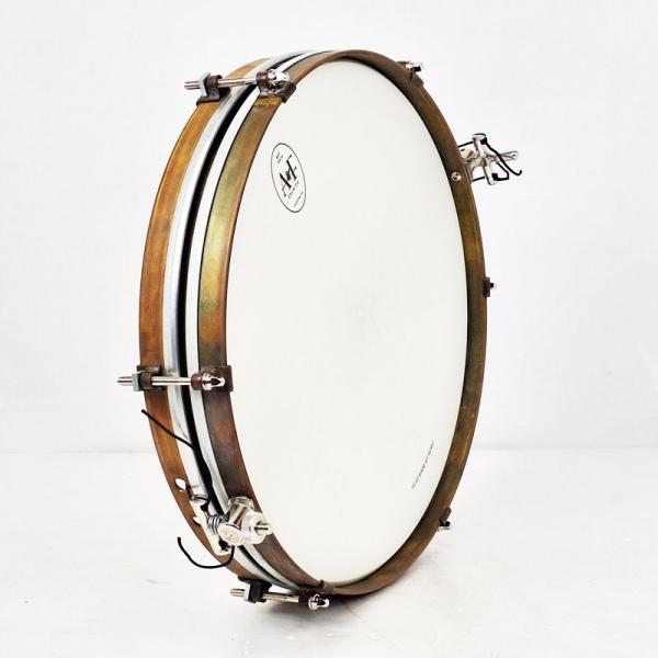 Pancake 14 x 1.5 Raw Brass Snare Drum