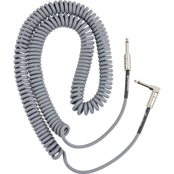 Fender USA 【決算売り尽くしセール】 CONTOUR SERIES COIL INSTRUMENT CABLE 30FEET (INCA SILVER)(#0990573024)