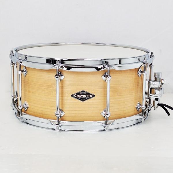 Craviotto Custom Shop Solid Maple Snare Drum 14×6.5 : イケベ楽器店
