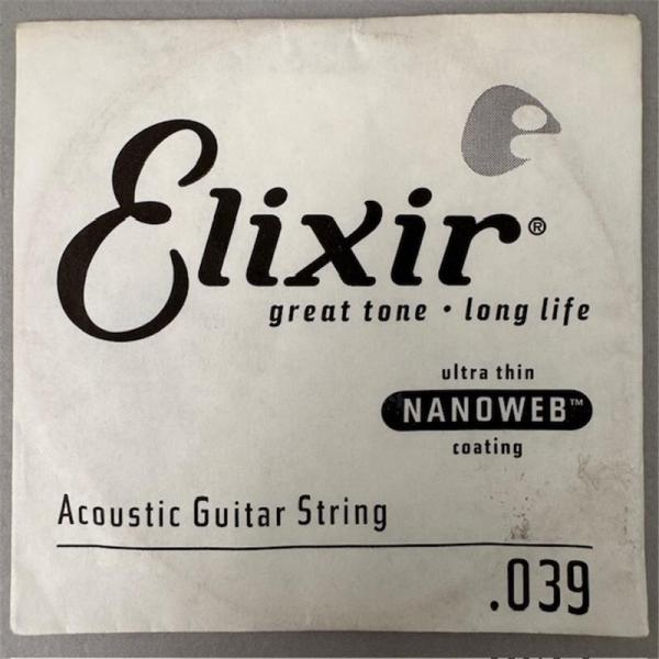 ELIXIR 【秋のSUPER SALE】 15139 アコースティックバラ弦 .039 ACOUSTIC 80/20 BRONZE NANOWEB