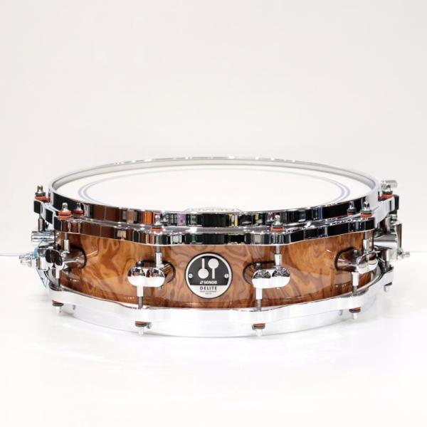 DL-1404SDWD DELITE Series 14" x 4.25" Snare Drum - Walnut Roots Gloss
