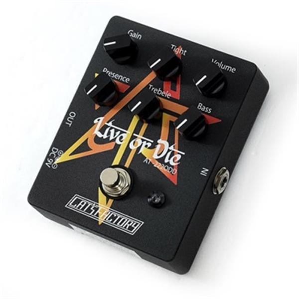 CAT’S Factory 【箱に直筆サイン入り！】AT-222ODD Live or Die/OverDrive Distortion [AKIRA TAKASAKI Signature Pedal]（キャッツファクト...