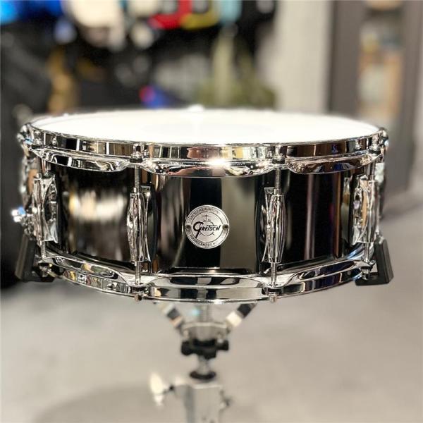 Full Range Snare Drum Black Nickel Over Steel 14x5 S1-0514-BNS