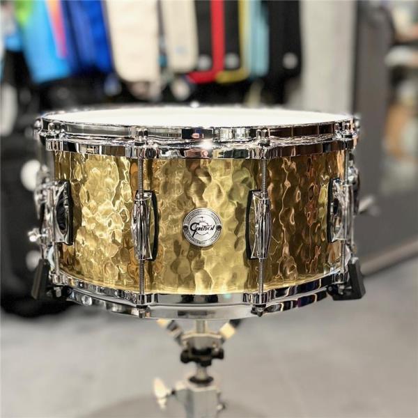 S1-6514-BRH Full Range Hammered Brass Snare Drum 14×6.5