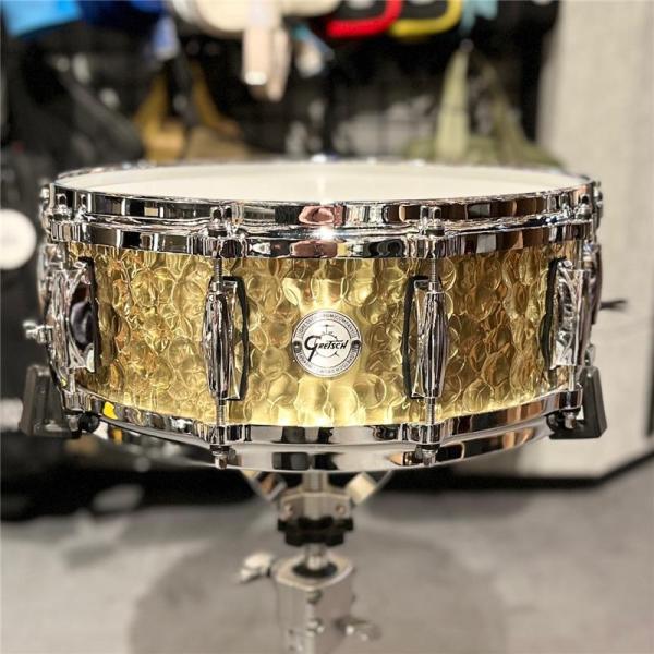 Full Range Series Hammered Brass Snare Drum 14x5 S1-0514-BRH