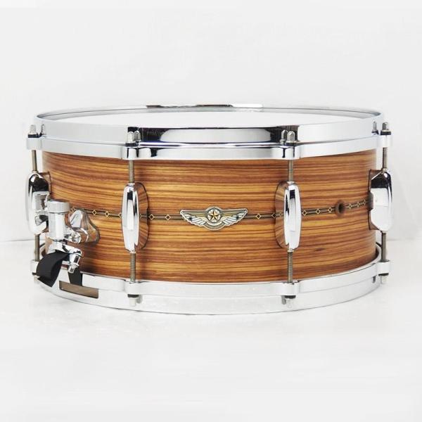 STAR Solid Zebrawood Snare Drum 14x6 TLZ146S-OZW