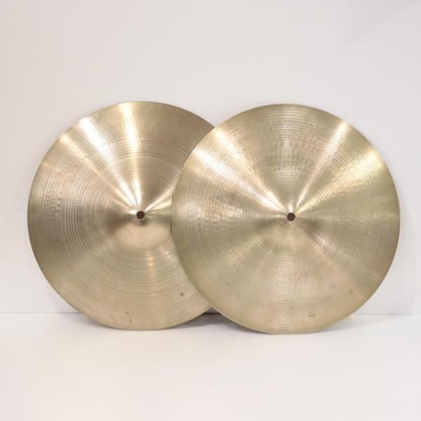 1970's A Zildjian New Beat Hihat 14 inch Pair