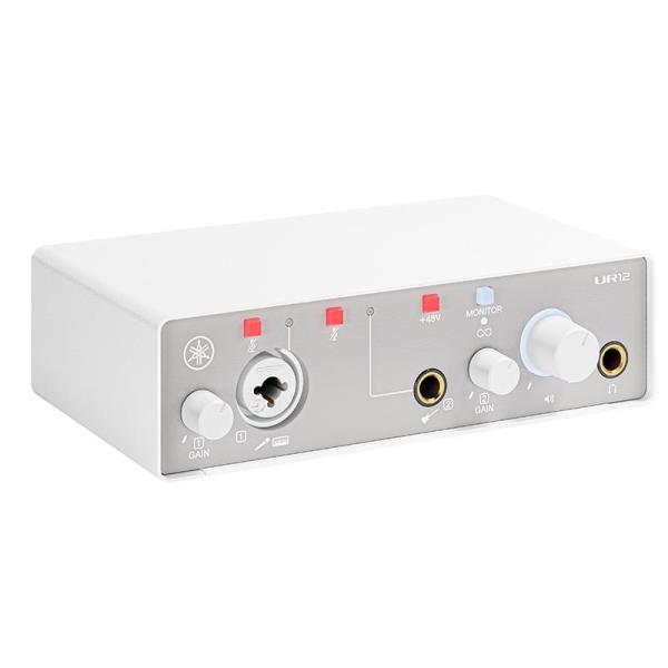YAMAHA UR12MK3 W (ホワイト)(ヤマハ)(USB・オーディオインターフェース)(USB Type-C)(USB2.0バスパワー・ループバック機能対応)