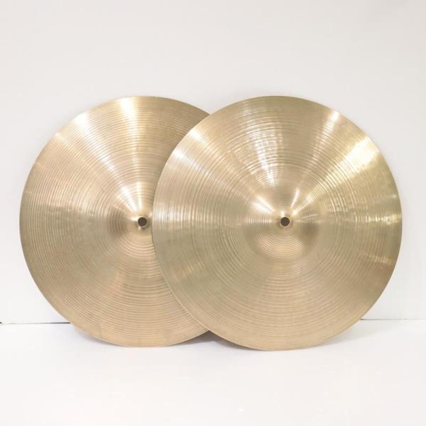 Vintage 1970's A Zildjian New Beat HiHat 14" Pair