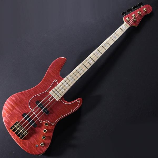 Bomber Bass BB-4 Custom Quilted Maple Pink