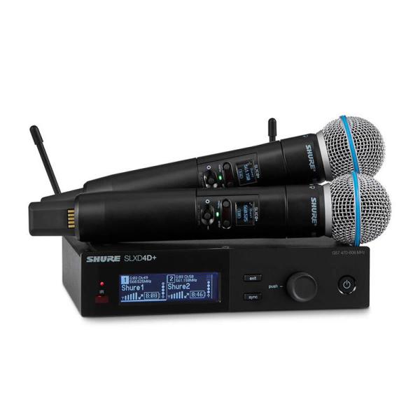 SLXD24D+/B58 Dual Handheld Digital Wireless System