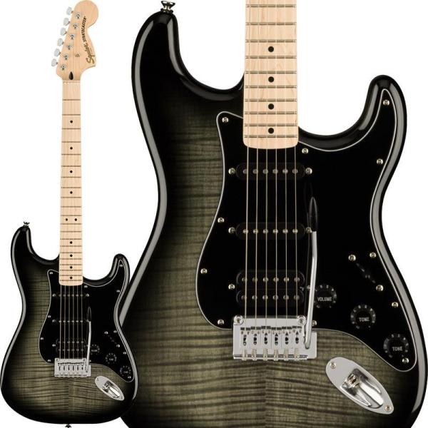 Affinity Series Stratocaster FMT HSS - Black Burst / Maple