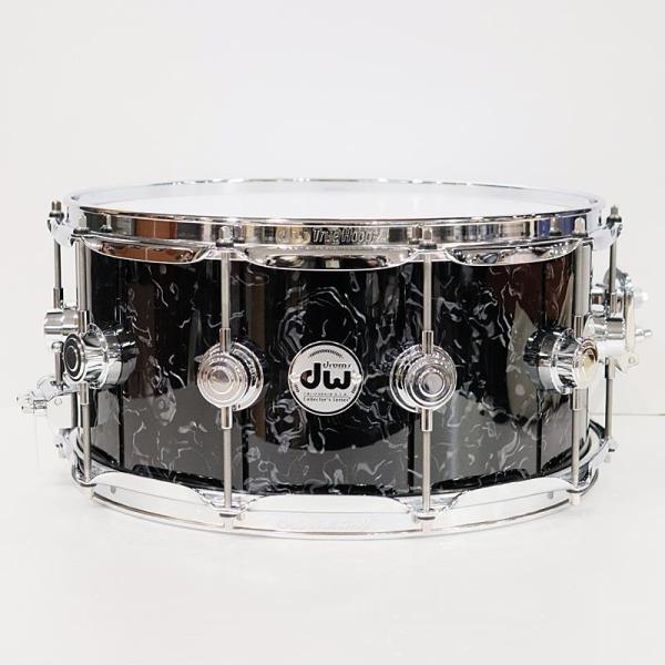 Collector's Series Maple/Mahogany Snare Drum 14 x 6.5 Black Velvet Finish Ply