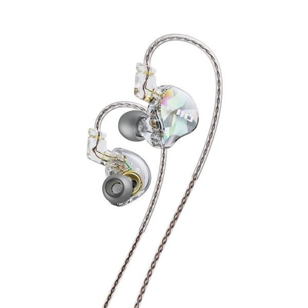 FiiO JD10 Transparent (�g�����X�y�A�����g)(�N���A)(�t�B�[�I)(�L���C���z��)(�C�����j)(IEM)(�_�C�i�~�b�N�h���C�o�[)(�f���A���L���r�e�B... ���i�摜
