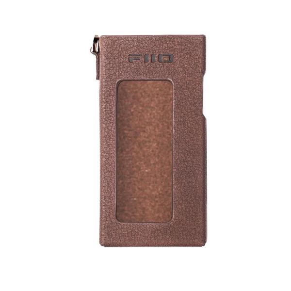 FiiO SK-RR11 Brown (ブラウン)(フィーオ)(PUレザーケース)(RR11用)(ストラップ付)(FIO-SK-RR11-BR)