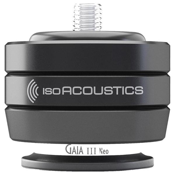 ISO ACOUSTICS GAIA III Neo BK (4個セット)(ブラック)(アイソアコースティックス)(インシュレーター)(アイソレーションフット)(ISO-GA3N-4-B)