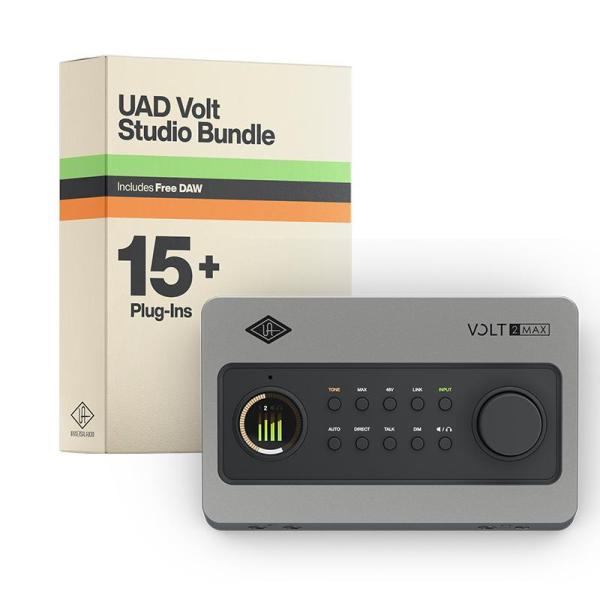 Universal Audio Volt2 Max - ユニバーサルオーディオ オーディオインターフェイス USB typeC搭載 10in 4out DSP内蔵 ループバック搭載 デジ...
