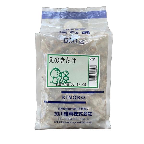 原木栽培用のえのきたけの種駒菌です。