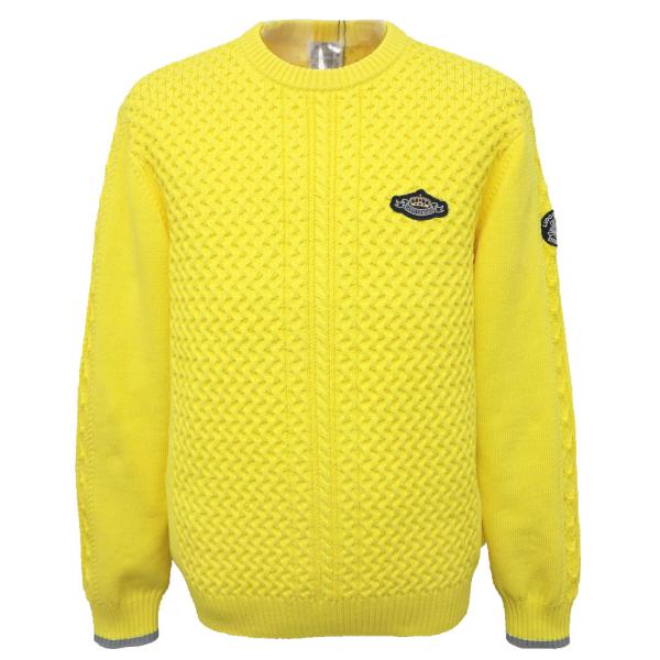 SINA COVA（シナコバ） 30%OFF 秋冬 ケーブル編み柄 PE丸首セーター