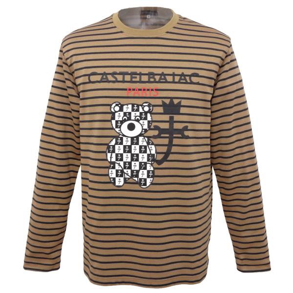 CASTELBAJAC（カステルバジャック） 30％OFF kamon柄のくま 長袖丸首