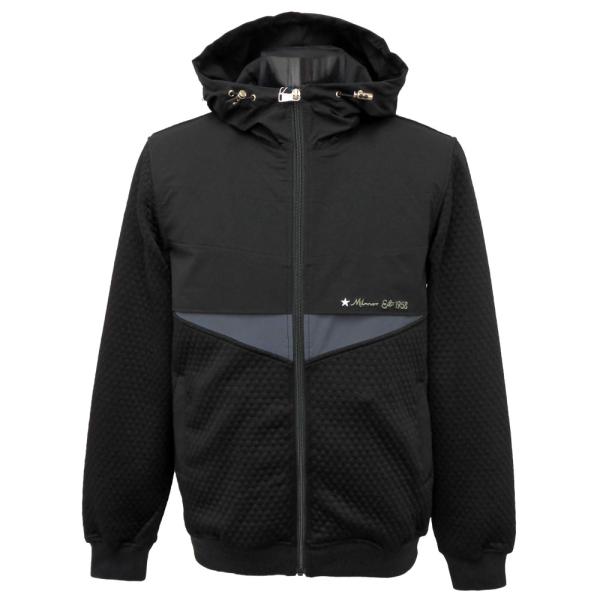 m*e様 ★未使用★frene購入 ダンボールニットファージャケット黒 エルフランク ELFRANK ダンボールニットペプラムノーカラージャケット