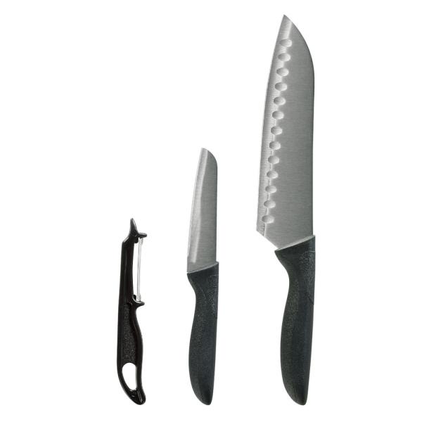 包丁三点セット 刀匠兼守 三点揃 丸辰/0660 万能包丁 ペティナイフ ピーラー/送料無料メール便